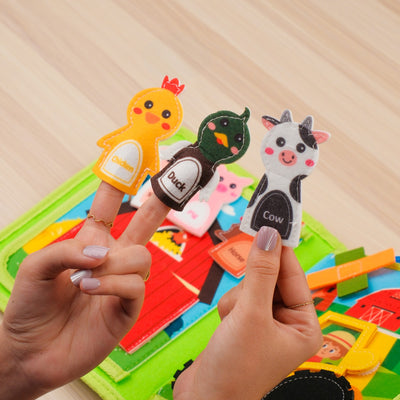 Farm Activity Quiet Book for Toddlers – With a larger variety of interactive activities and