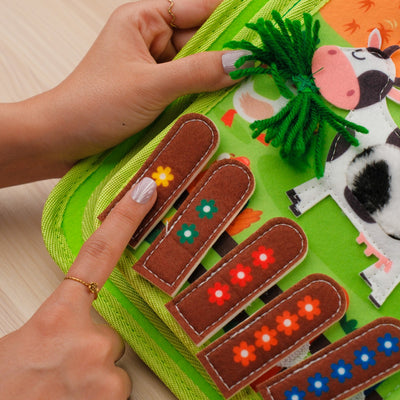 Farm Activity Quiet Book for Toddlers – for curious little farmers who love animals,