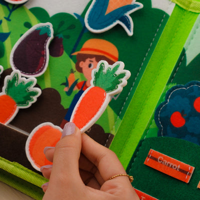 Farm Activity Quiet Book for Toddlers – Sensory Play and Skill Building