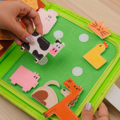 Farm Activity Quiet Book for Toddlers – Hands-On Educational Play