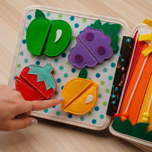 Hedgehog quiet book for toddlers