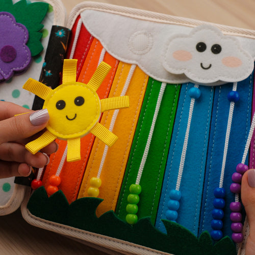 Hedgehog quiet book for toddlers