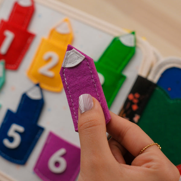 Hedgehog Adventure Quiet Book for Toddlers – Educational Toy for Young Learners
