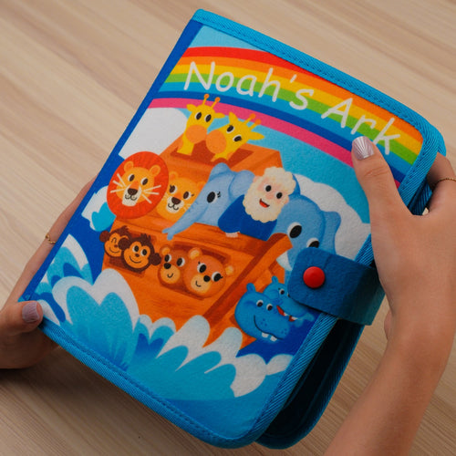 Early Learning Montessori Felt Toys Noah's Ark Toy Busy Book for Toddlers