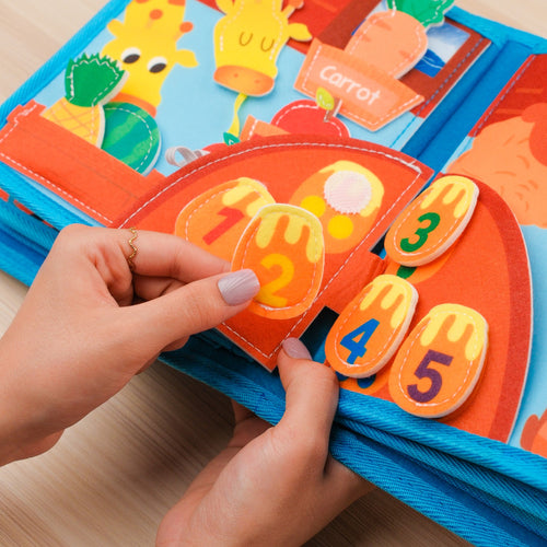 Early Learning Montessori Felt Toys Noah's Ark Toy Busy Book for Toddlers