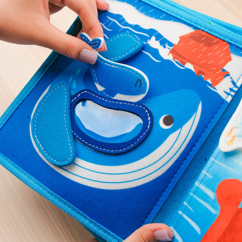 Early Learning Montessori Felt Toys Noah's Ark Toy Busy Book for Toddlers