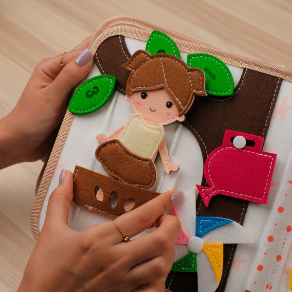 Daily Routine Quiet Book for Toddlers – Imaginative Play and Exploration