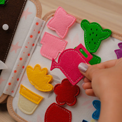 Daily Routine Quiet Book for Toddlers – Develop Hand-Eye Coordination