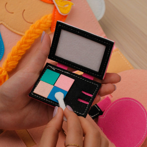 Sensory House Early Girl Learning Pink Educational Toy Montessori Busy