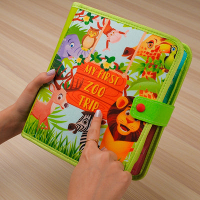 Zoo Adventure Quiet Book for Toddlers – Bring the excitement of the zoo to playtime