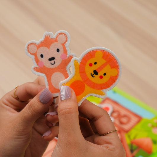 Zoo Adventure Quiet Book for Toddlers – interactive sensory elements and engaging animal-themed activities,