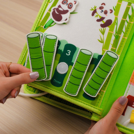 Zoo Adventure Quiet Book for Toddlers – Sensory Play and Skill Building
