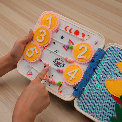 Lion quiet book for toddlers