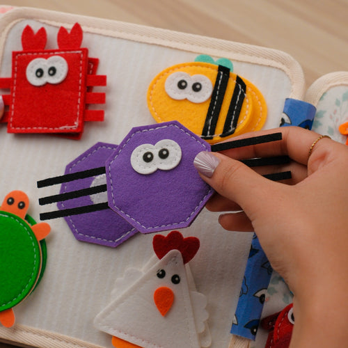 Lion quiet book for toddlers