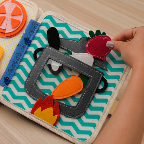 Lion quiet book for toddlers