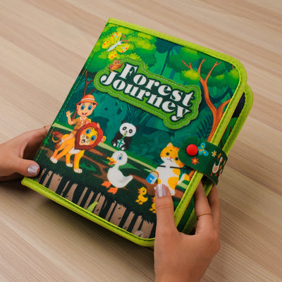 Forest Adventure Quiet Book for Toddlers – Step into a world of woodland discovery with