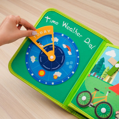 Forest Adventure Quiet Book for Toddlers – Filled with engaging forest-inspired activities, this educational quiet