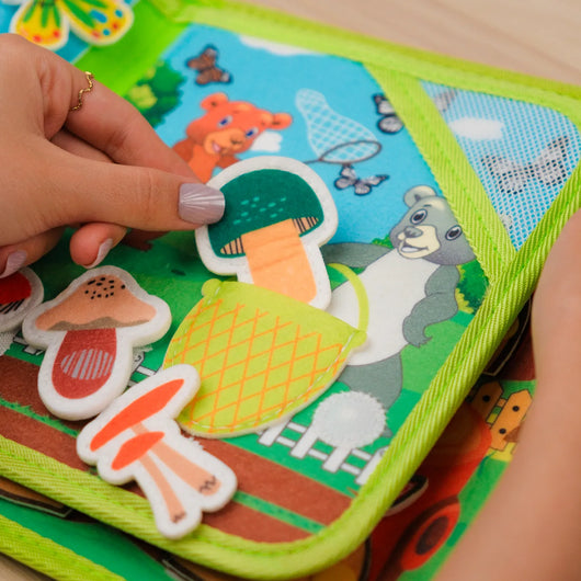 Forest Adventure Quiet Book for Toddlers – Fun Learning Activities at Home