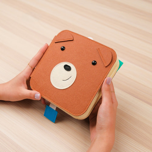 Bear mini quiet book for toddlers