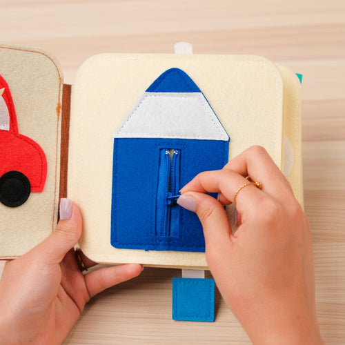 Bear mini quiet book for toddlers