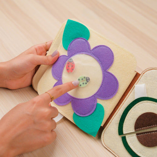 Bear mini quiet book for toddlers