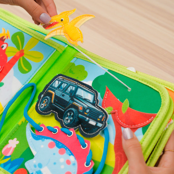 Dinosaur Adventure Quiet Book for Toddlers – Fun Learning Activities at Home