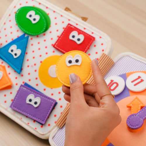 Raccoon Quiet book for toddlers