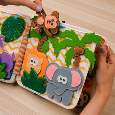 Raccoon Adventure Quiet Book for Toddlers – Fun Learning Activities at Home