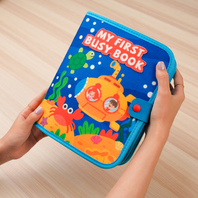 My First Busy Book Ocean Theme Baby Non-woven Fabric Book