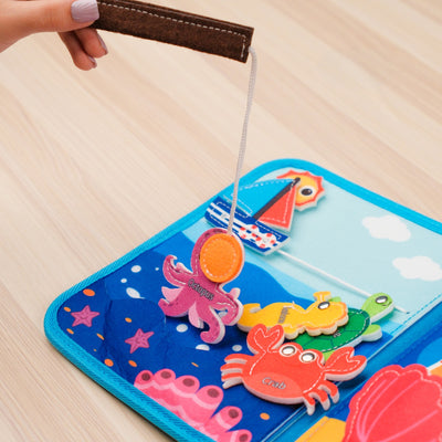 My First Busy Book Ocean Theme Baby Non-woven Fabric Book