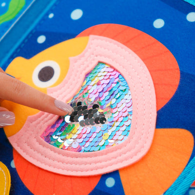 My First Busy Book Ocean Theme Baby Non-woven Fabric Book