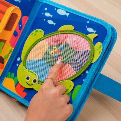 My First Busy Book Ocean Theme Baby Non-woven Fabric Book