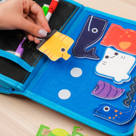 My First Busy Book Ocean Theme Baby Non-woven Fabric Book