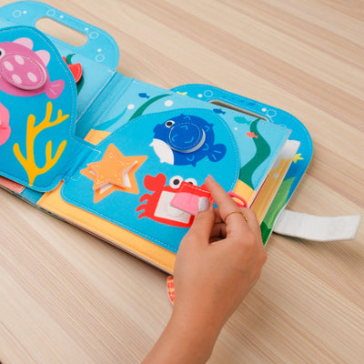 Blue Ocean Travel Quiet Book for Toddlers – for curious little explorers who love interactive