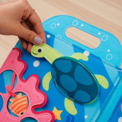 Blue Ocean Travel Quiet Book for Toddlers – Fun Learning Activities at Home