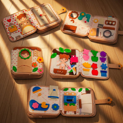 Daily Routine Quiet Book for Toddlers – Make everyday routines fun and engaging with this