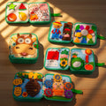 Cow Adventure Quiet Book — Googly Eyes, Spinning Colour Wheel & Beehive
