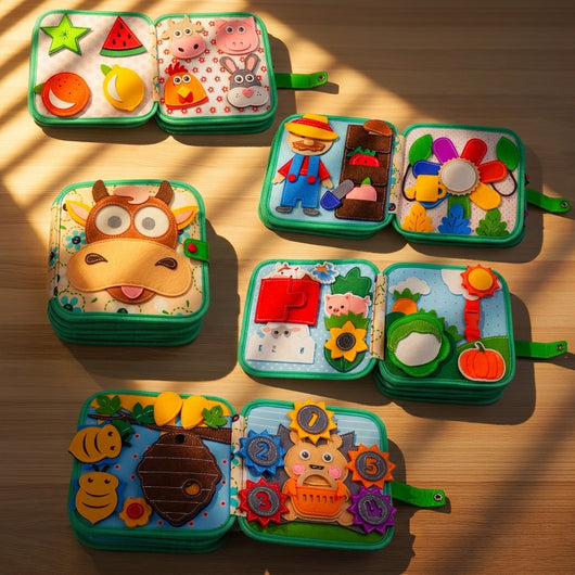 Cow quiet Book for toddlers