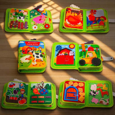 Farm Activity Quiet Book for Toddlers – Bring farmyard learning and imaginative play together with