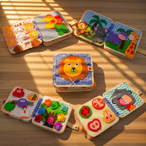 Lion quiet book for toddlers