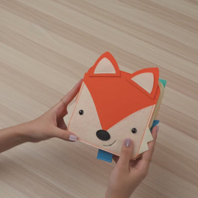Squirell  mini quiet book for toddlers