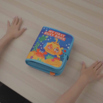 My First Busy Book Ocean Theme Baby Non-woven Fabric Book