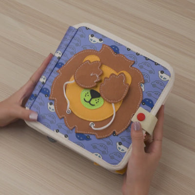 Lion quiet book for toddlers