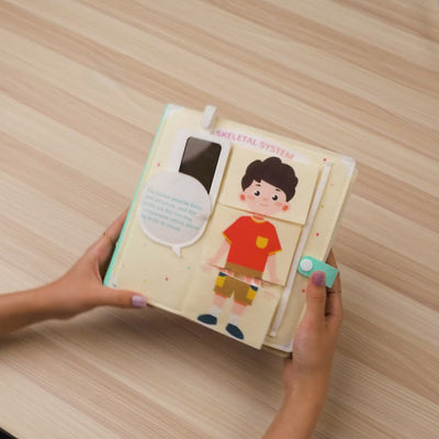 Human Anatomy Quiet Book for Kids